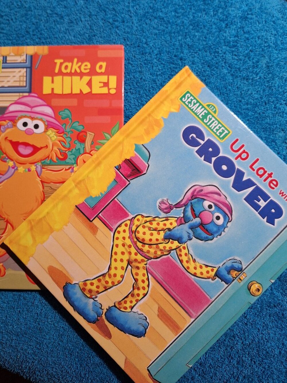 2 Sesame Street Books Take A Hike Up Late With Grover